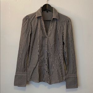 Express Striped Button Down